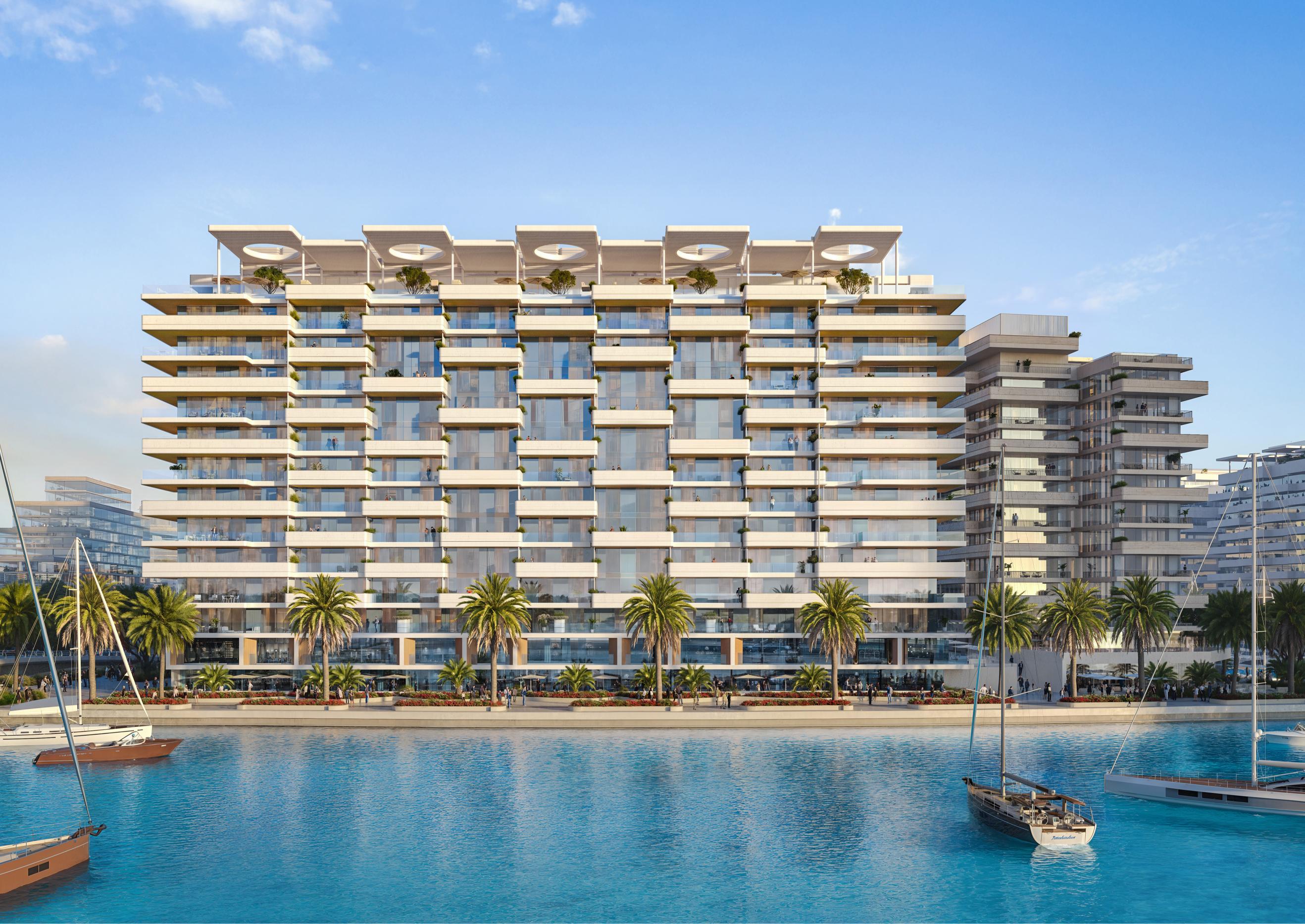 Luxury beachfront living at Juman Al Raha Beach featuring contemporary homes and private shoreline access